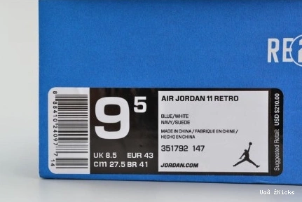 5411 SUEDE 718 JETER JORDAN AIR DEREK NAVY 11 EasyMatch 351792- RETRO 0906